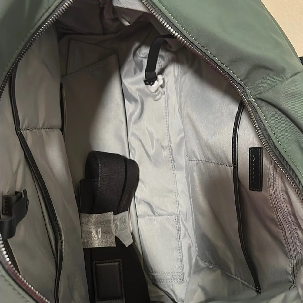 Away Dark Green Weekender Bag with Black Handles